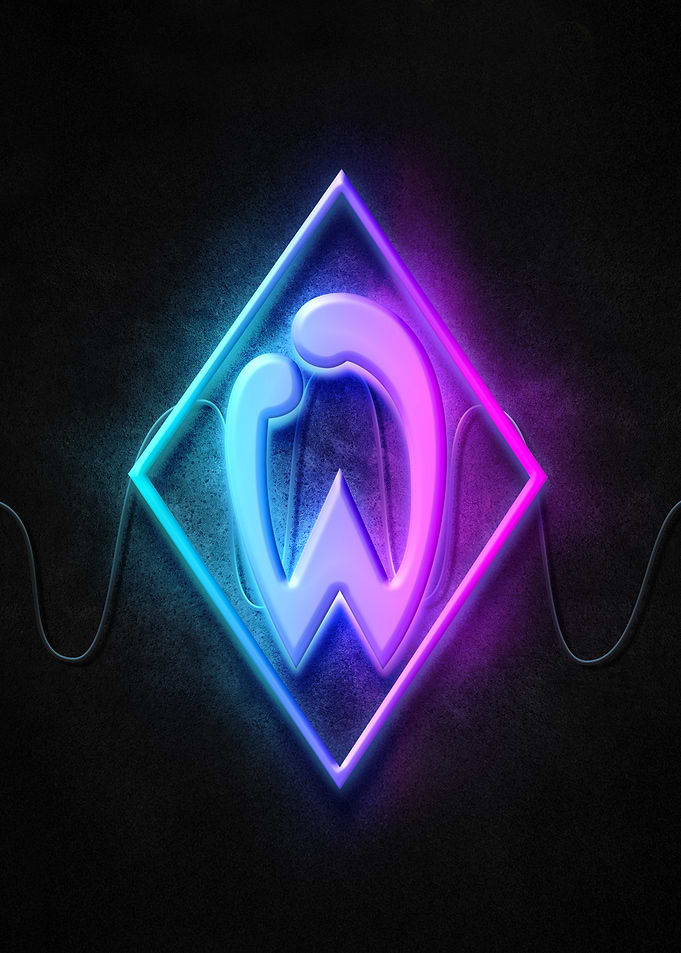 werder Neon Logo