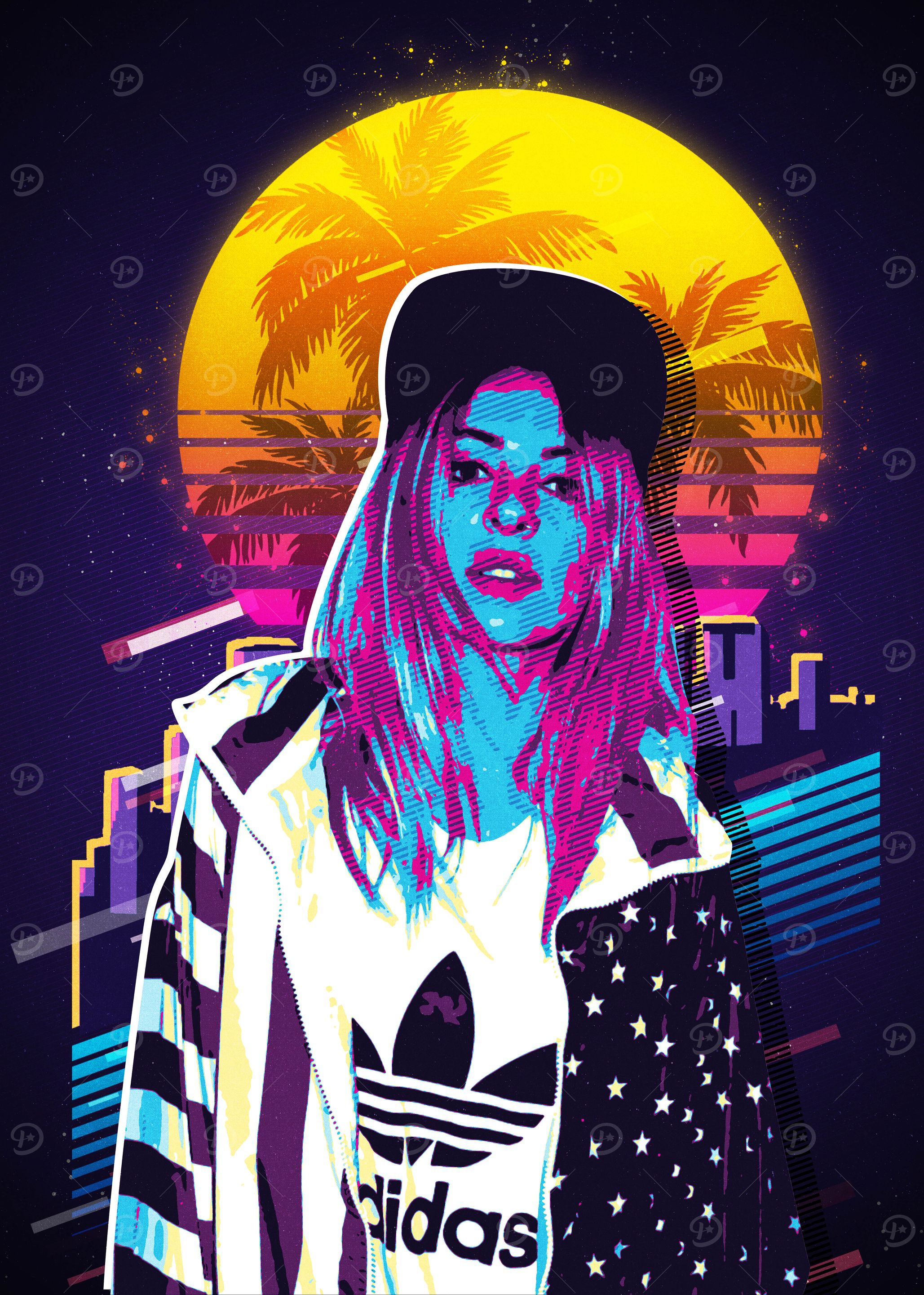 Retro Adidas Girl