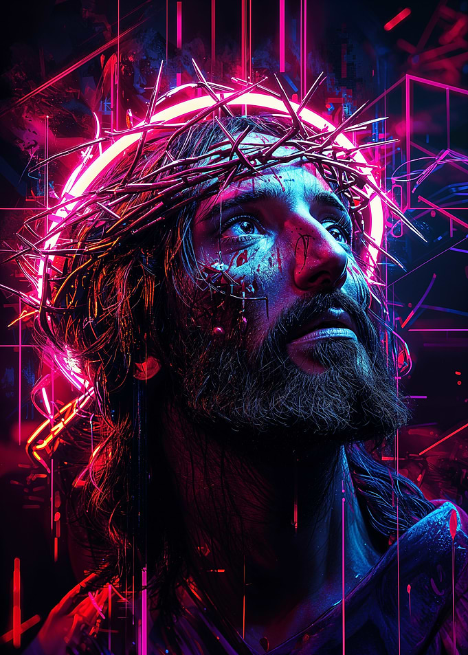 Jesus in Neon Lights