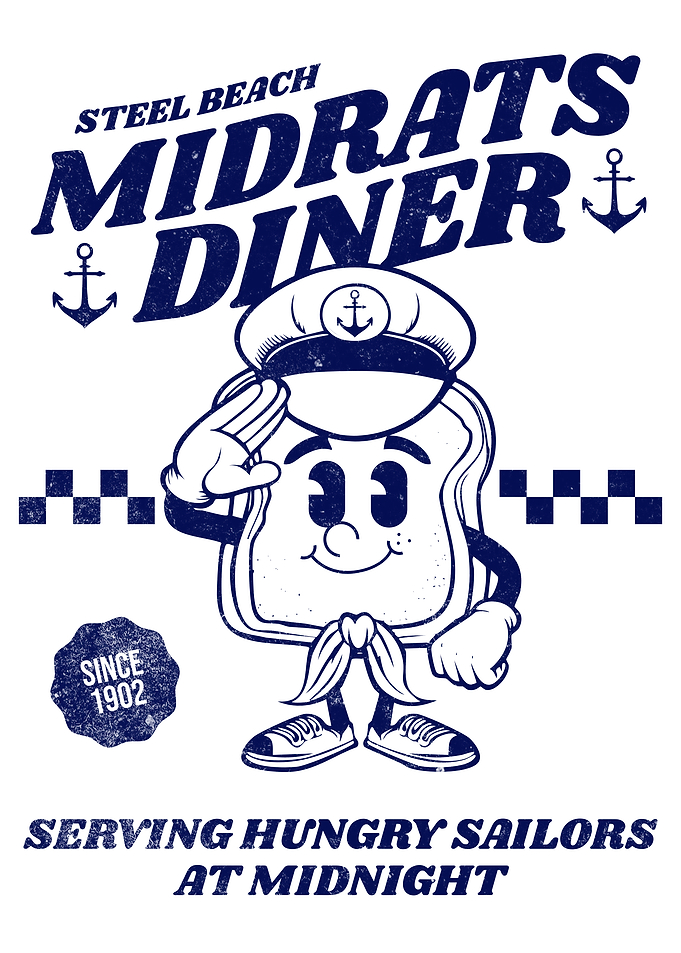 Navy Midrats Diner Logo