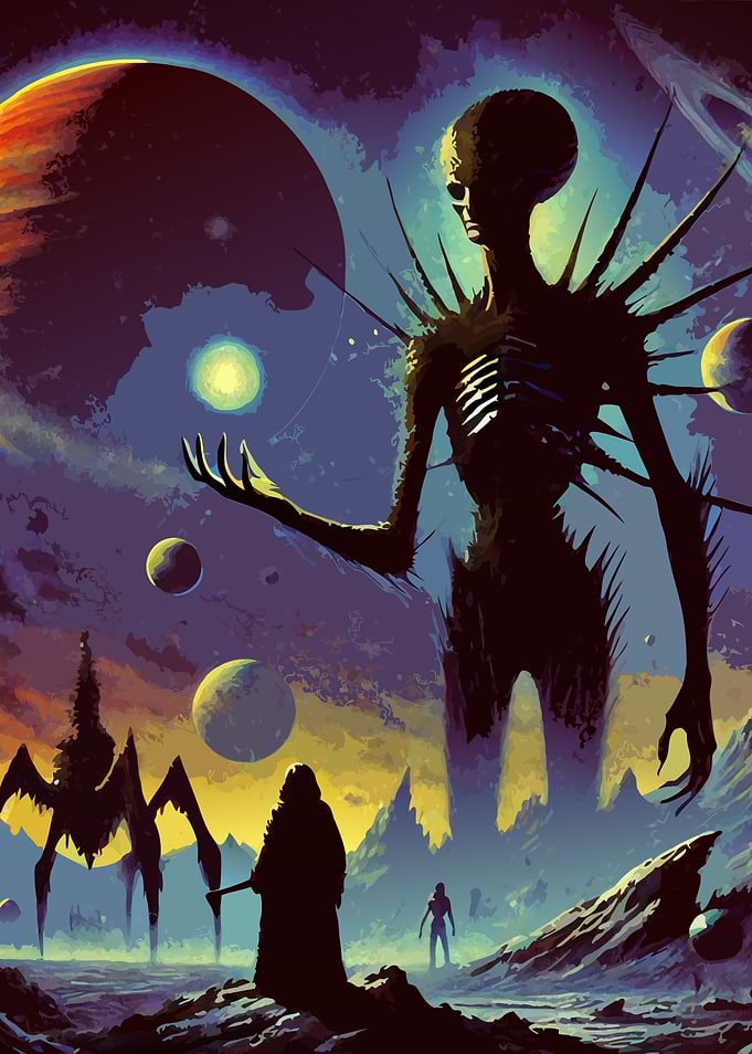 Sci-Fi Alien Encounter