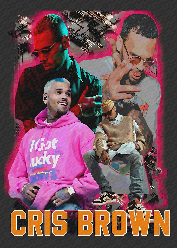 Chris Brown Collage