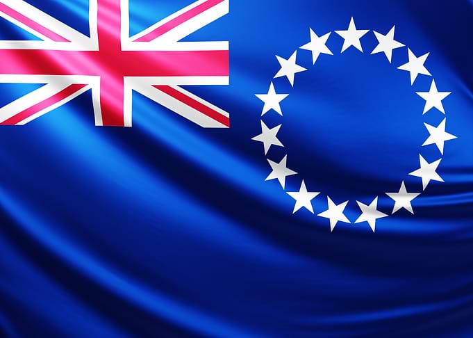 Cook Islands Flag, Realistic flag of the cook island