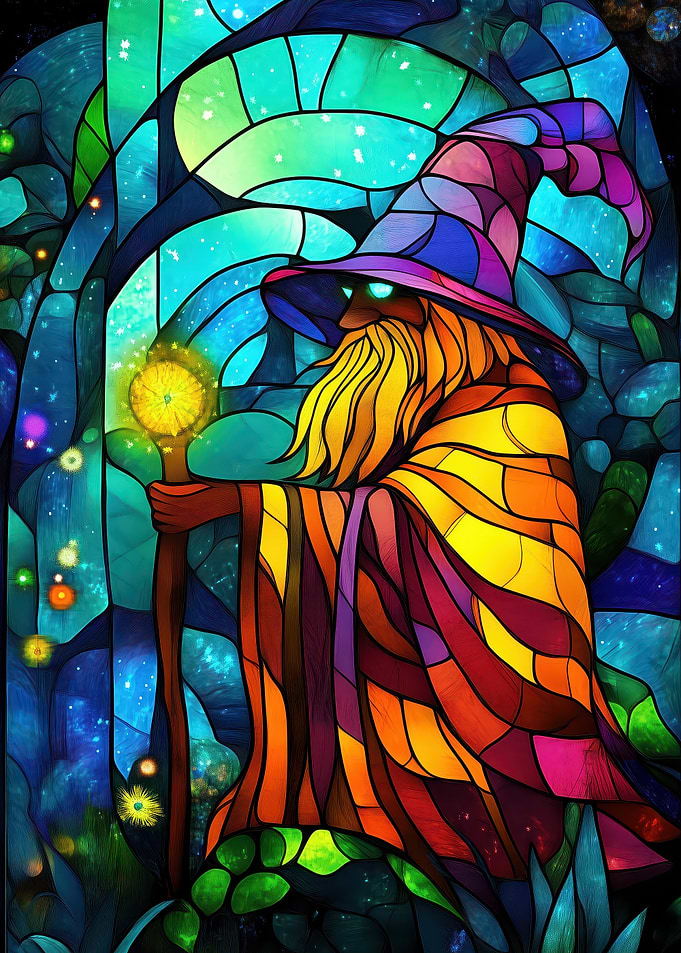 Stained Glass Wizard