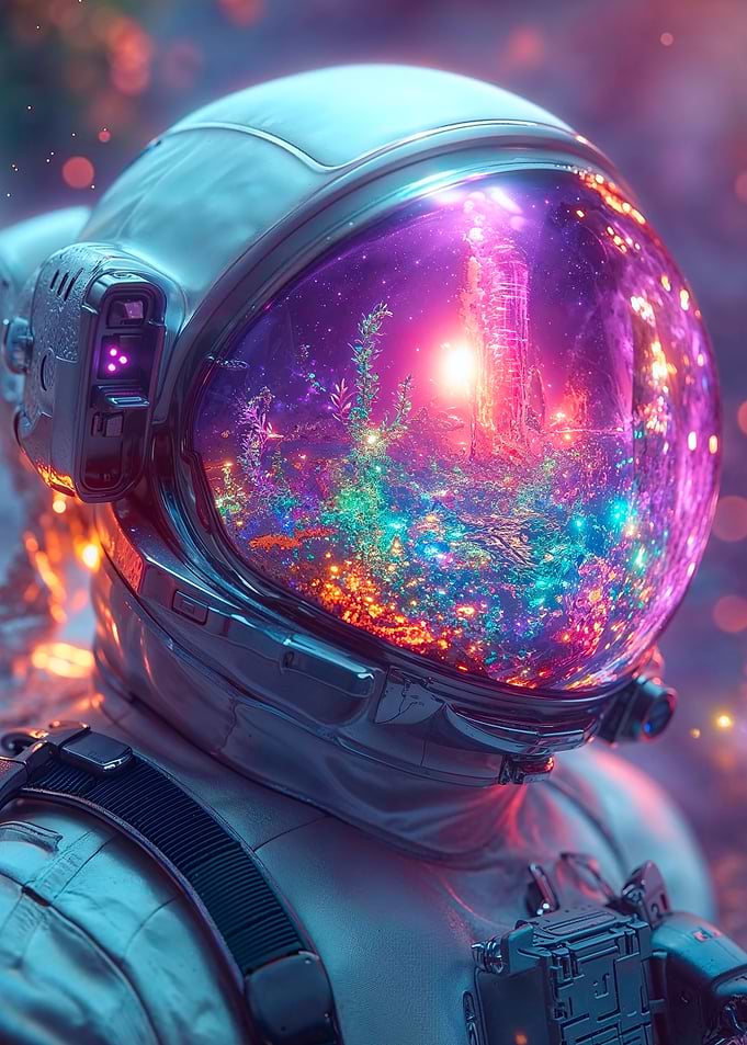 Astronaut's Reflection