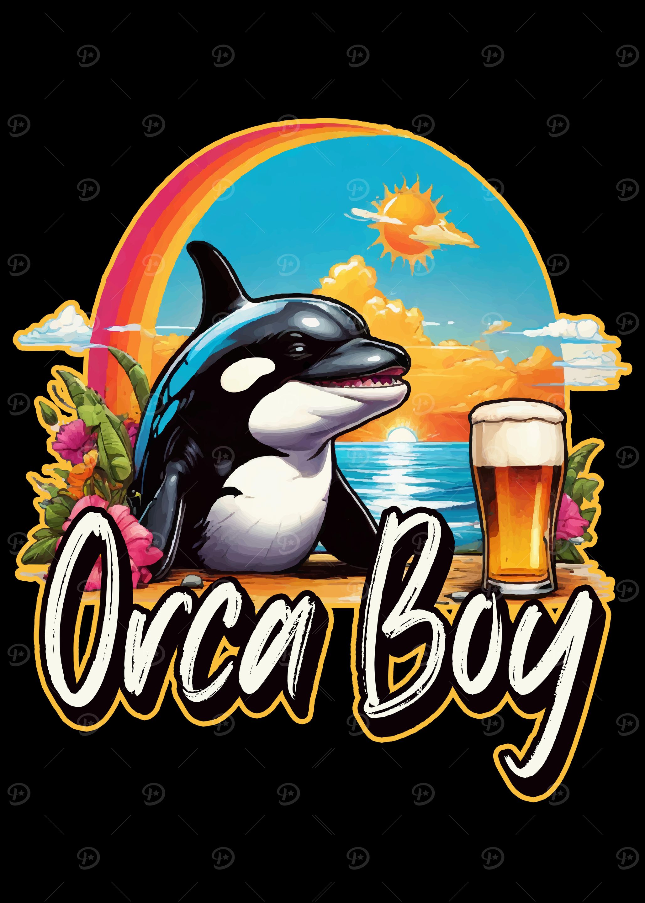 Orca Boy Sunset Beach
