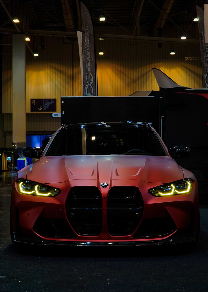 Red BMW M3