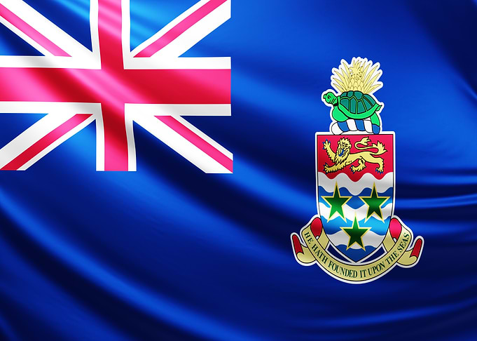 Cayman Islands Flag, reaslitic flag of Cayman islands