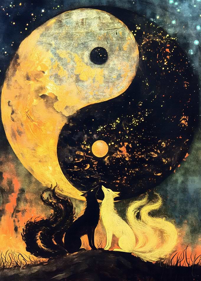 Yin Yang Foxes