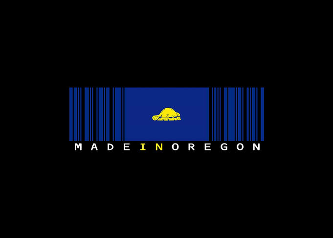 Oregon Flag Barcode