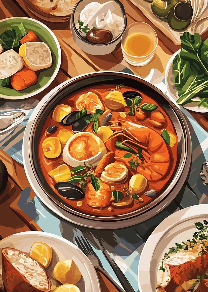 Seafood Stew with Lemon