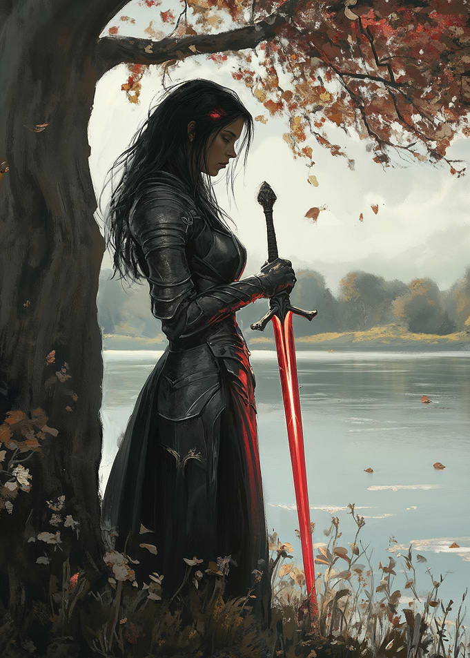 Warrior by the Lake