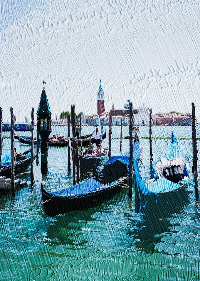 Gondolas in Venice italia