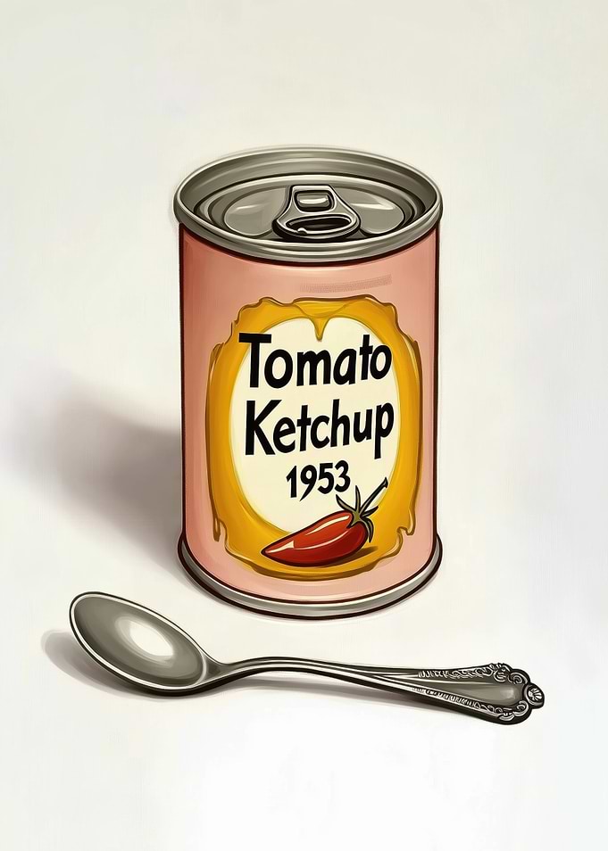 Vintage Tomato Ketchup Kitchen