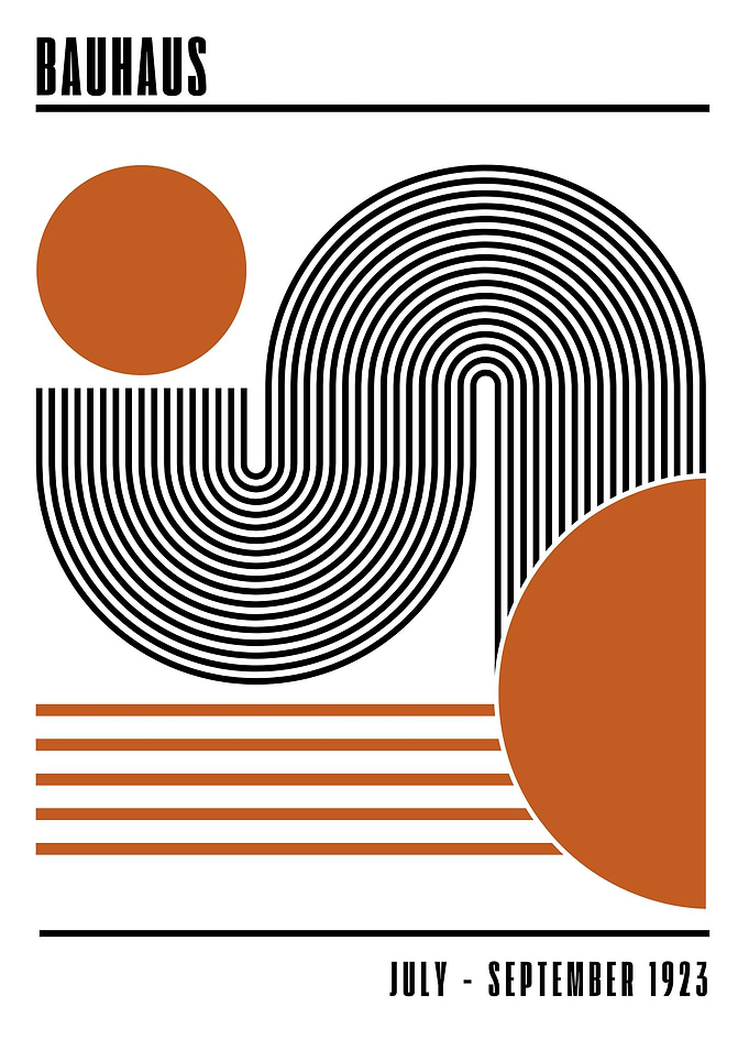 Bauhaus Geometric Art