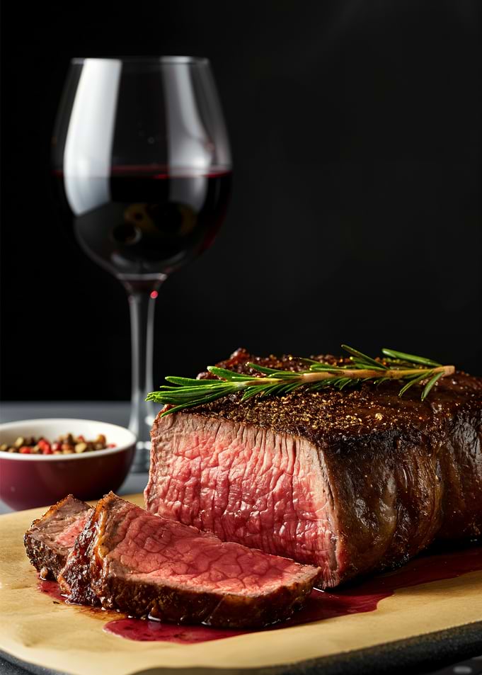 Steak and Wine