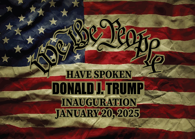 Trump Inauguration Poster WE THE PEOPLE