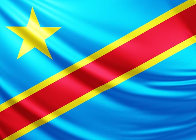 Democratic Republic of Congo Flag