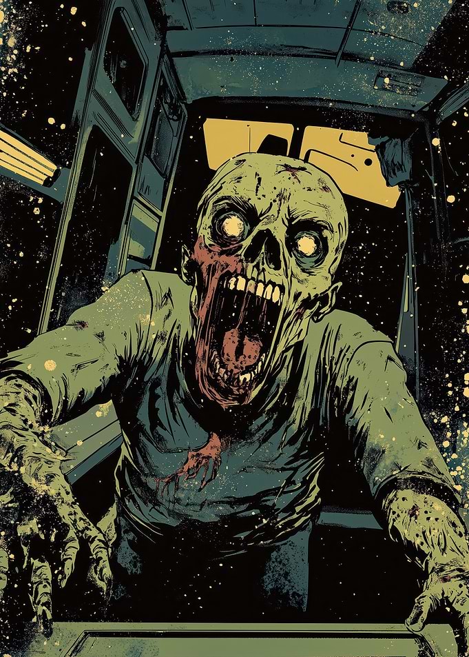 Zombie Horror Illustration