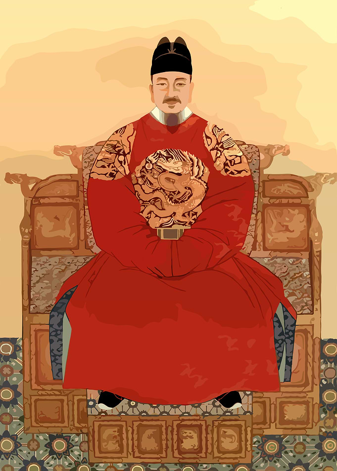 Emperor in Red Robes