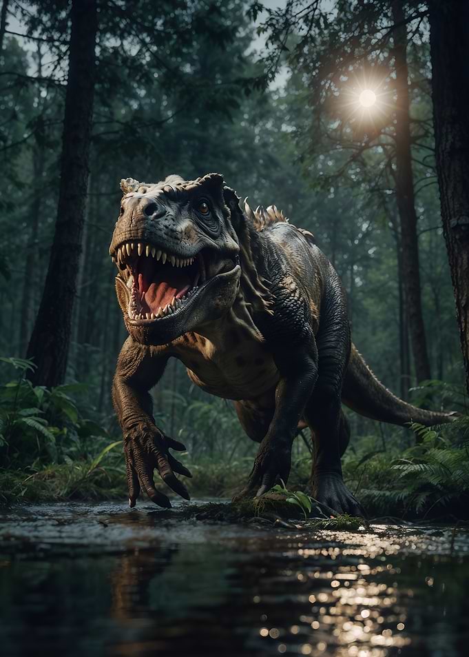 T-Rex in Forest