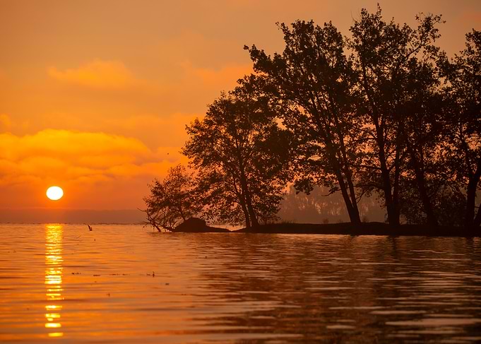 Sunrise Over Water