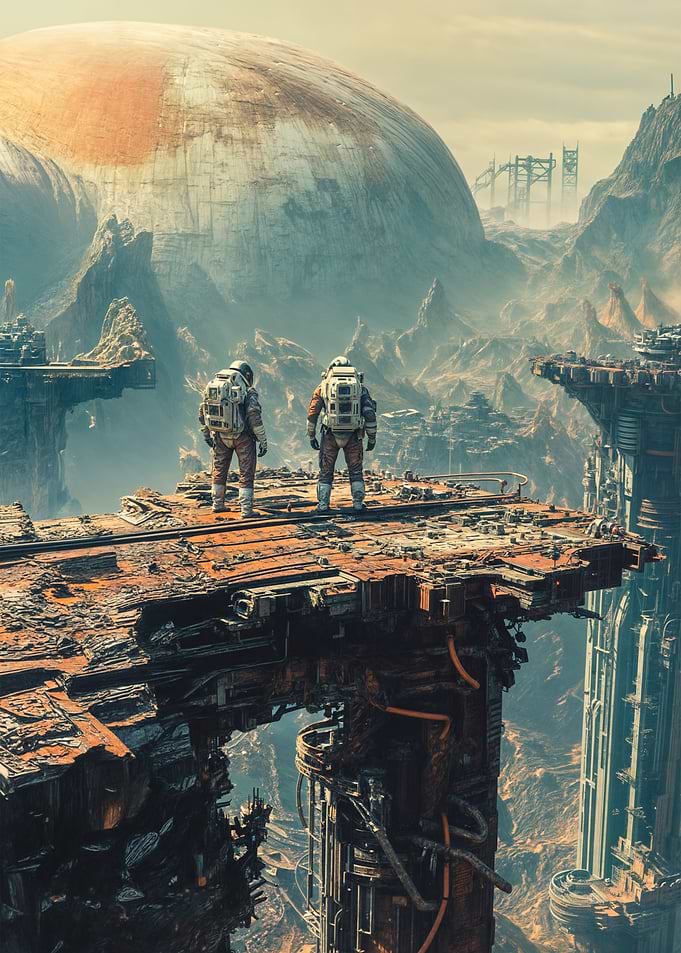 Astronauts on Alien World