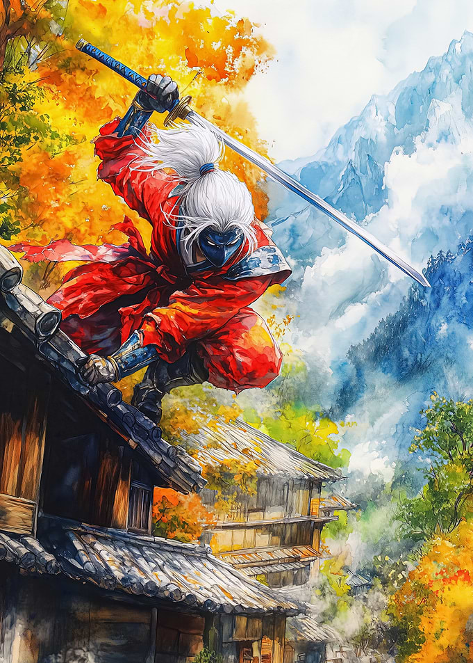 The Crimson Shadow Ninja