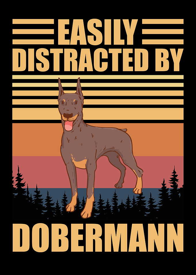Doberman Distracted