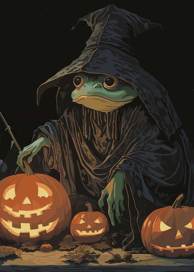 Frog Wizard Halloween