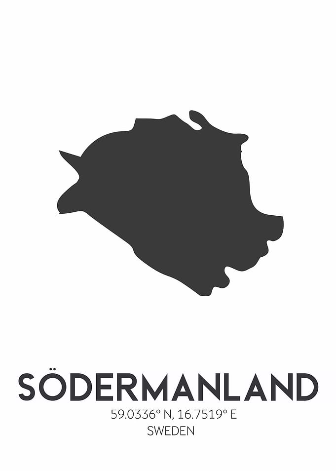 Södermanland Map
