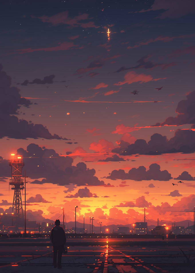 Sunset Cityscape