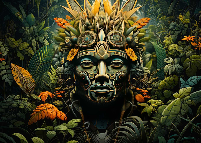 Jungle Spirit Ayahuasca Art