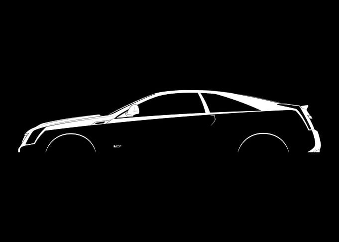 CTS-V Coupe (2011) Silhouette