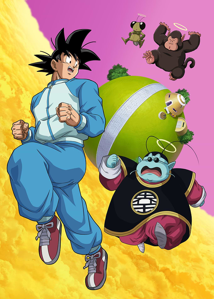 Goku and King Kai