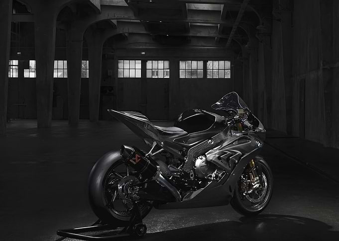 Black BMW Motorcycle