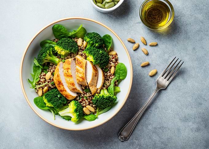 Grilled Chicken Quinoa Salad