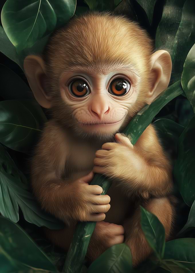 Cute Baby Monkey