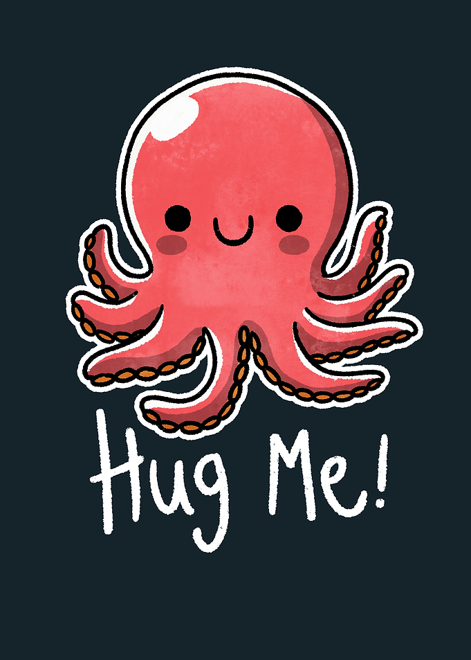 Cute Octopus Hug