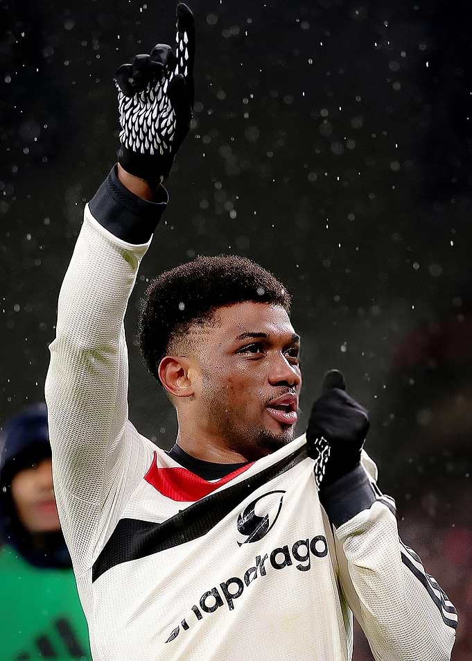 Soccer Player Celebrating