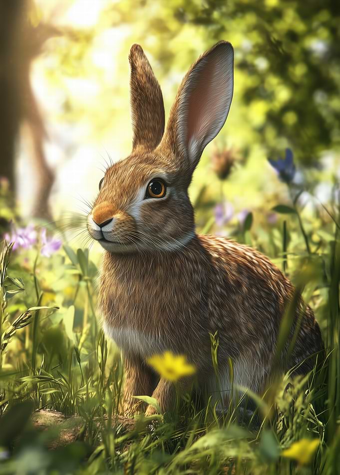 Hare in a Meadow