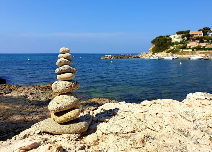Stone Stack by the Sea