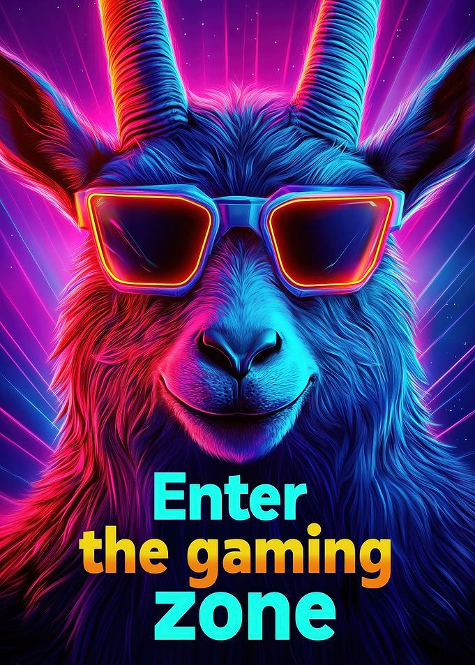 Gaming Goat Poster