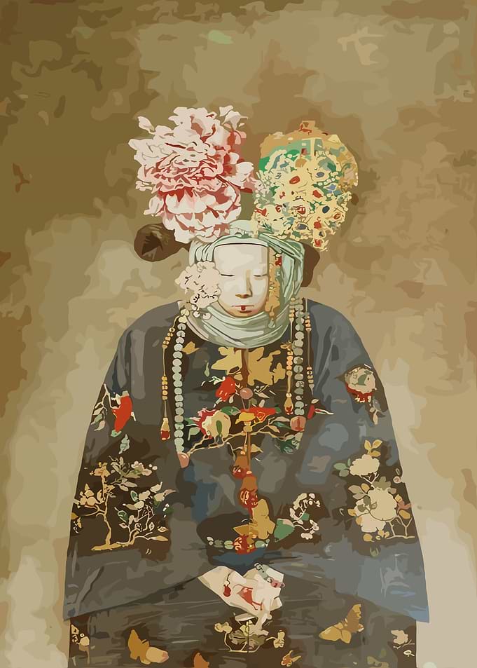 Chinese Woman in Traditional Dress