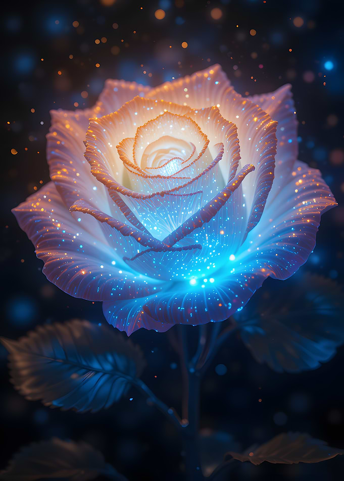 Glowing Rose