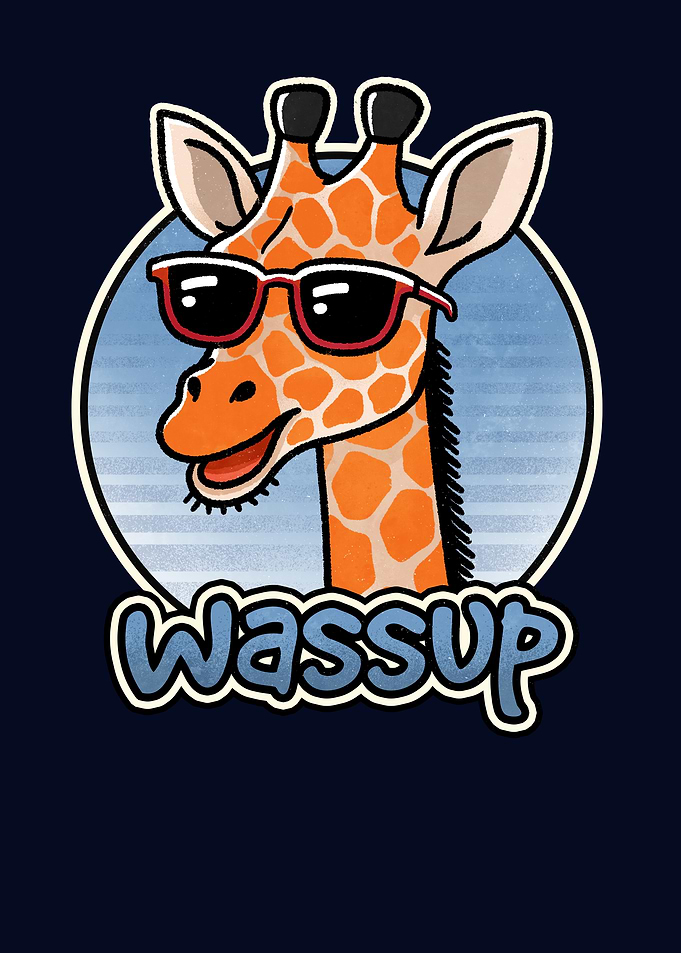 Giraffe Wassup