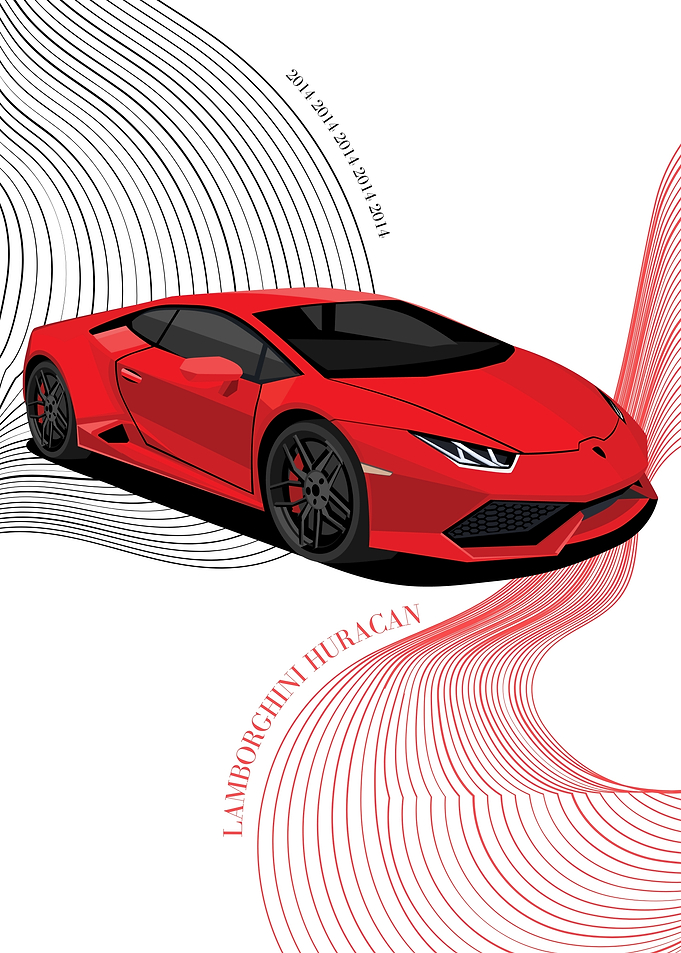 Lamborghini Huracan Poster
