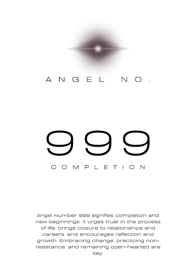 Angel Number 999