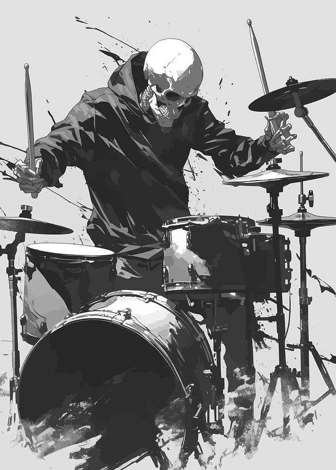 Skeleton Drummer