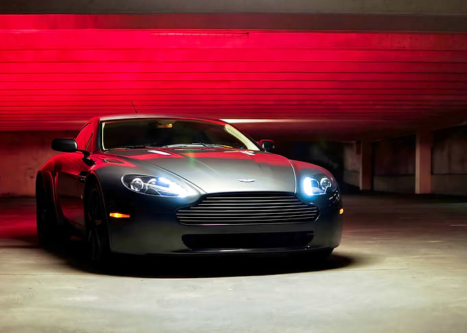 Aston Martin in Garage